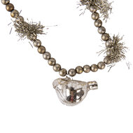 Clayre &amp; Eef | Decoratie slinger kerst Zilverkleurig &oslash; 2x180 cm | 65989