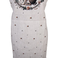 Clayre &amp; Eef | Keukenschort Beige Bruin 70x85 cm | NLE41