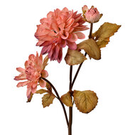 Clayre &amp; Eef | Kunstbloem Roze Bruin 10x10x66 cm | 6PL0387P