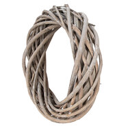 Clayre &amp; Eef | Decoratie Krans Bruin &oslash; 20x5 cm | 6RO0600XS