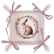 Clayre &amp; Eef | Broodmand Beige Bruin 35x35x8 cm | EWC47