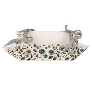 Clayre &amp; Eef | Broodmand Beige Groen 35x35x8 cm | GTB47