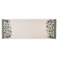 Clayre &amp; Eef | Tafelloper Beige Groen 50x140 cm | GTB64