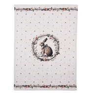 Clayre &amp; Eef | Theedoek Beige Bruin 50x70 cm | NLE42