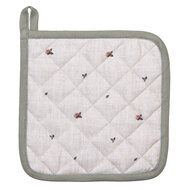 Clayre &amp; Eef | Pannenlap Beige Bruin 20x20 cm | NLE45