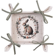 Clayre &amp; Eef | Broodmand Beige Bruin 35x35x8 cm | NLE47