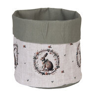 Clayre &amp; Eef | Broodmandje Beige Bruin &oslash; 15x16 cm | NLE50