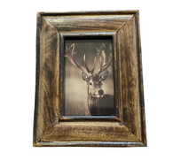 Fotolijst bruin hert rendier maat M 22 x 17 cm | 125004 | Home Sweet Home | Stoer &amp; Sober Landelijke Woonstijl