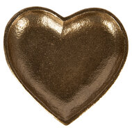 Clayre &amp; Eef | Decoratie Schaaltje Goudkleurig 14x14x2 cm | 6AL0086