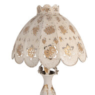 Clayre &amp; Eef | Tafellamp Beige Goudkleurig &oslash; 41x69 cm E27/max 1x60W | 5LMC0054