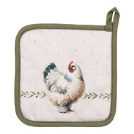 Clayre &amp; Eef | Pannenlap Beige Bruin 20x20 cm | BYC45