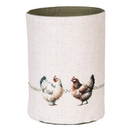 Clayre &amp; Eef | Broodmandje Beige Bruin &oslash; 15x16 cm | BYC50