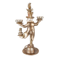 Clayre &amp; Eef | Decoratie Beeld Konijn Goudkleurig 35x22x58 cm | 5PR0158