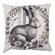 Clayre &amp; Eef | Kussenhoes Beige Bruin 45x45 cm | KT021.444