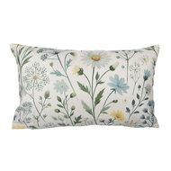 Clayre &amp; Eef | Kussenhoes Beige Groen 35x50 cm | KT036.058