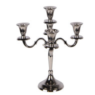 Clayre &amp; Eef | Kandelaar Zilverkleurig 22x22x28 cm | 6AL0076