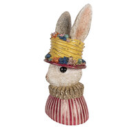 Clayre &amp; Eef | Decoratie Konijn Beige Roze 26x19x50 cm | 6PR6017