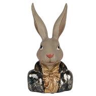 Clayre &amp; Eef | Decoratie Konijn Beige Groen 13x10x23 cm | 6PR6030