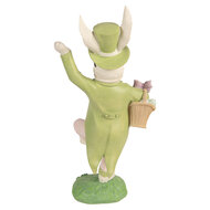 Clayre &amp; Eef | Decoratie Konijn Wit Groen 19x15x36 cm | 6PR5954