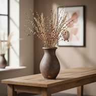 Brynxz Vaas Allure Majestic Brown - 34 x 24 cm - Rustiek Keramiek