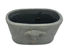 Brynxz Majestic Vintage bloempot met Ram - Ovaal 40x24x25 cm 