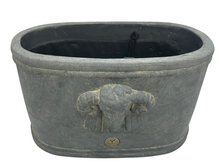 Brynxz Majestic Vintage bloempot met Ram - Ovaal 40x24x25 cm 