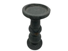 Brynxz Grandeur Vintage Kandelaar - Grijs steenlook -  Maat L Hoogte 30 cm - Candleholder