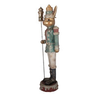 Clayre &amp; Eef | Decoratie Konijn Bruin Groen 29x25x100 cm | 5PR0195