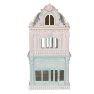 Clayre &amp; Eef | Decoratie Huis Blauw Roze 19x15x38 cm | 6PR6005