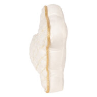 Clayre &amp; Eef | Deurstopper/Kussen Konijn Wit Goudkleurig 29x10x27 cm | TW0630