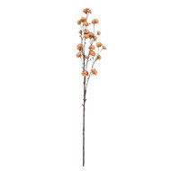 Clayre &amp; Eef | Decoratie tak met bloemen Oranje Bruin 15x15x115 cm | 5PL0239DP