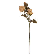 Clayre &amp; Eef | Decoratie tak met bloemen Beige Groen 12x12x70 cm | 5PL0241BE