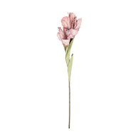 Clayre &amp; Eef | Decoratie tak met bloemen Roze Groen 10x18x85 cm | 5PL0256P