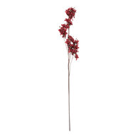 Clayre &amp; Eef | Decoratie tak met bloemen Rood Bruin14x16x120 cm | 5PL0263R