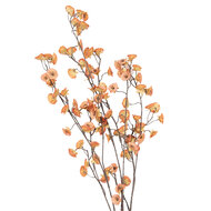 Clayre &amp; Eef | Decoratie tak met bloemen Oranje Bruin 15x15x135 cm | 5PL0269O