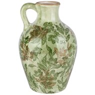 Dekoratief | Kruik 'Greenery', keramiek, 14x14x22cm | A260139