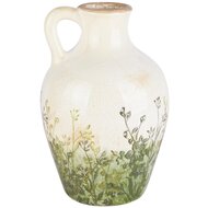 Dekoratief | Kruik 'Field of Flowers', keramiek, 14x14x22cm | A260127