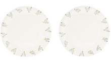 Clayre &amp; Eef | 2 stuks Servies Dinerbord kip Beige &oslash; 28x2 cm | LCHFP-2