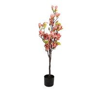 Clayre &amp; Eef | Decoratie Magnolia boom Oranje Groen 120 cm | 5PL0208O
