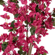 Clayre &amp; Eef | Decoratie Bougainvillea boom Roze Groen 40x40x180 cm | 5PL0226
