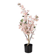 Clayre &amp; Eef | Decoratie Kersenbloesem boom Roze Bruin 30x30x90 cm | 5PL0229