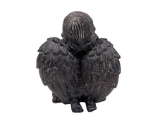 Countryfield decoratie beeld biddende engel antraciet vintage grijs polystone 19 cm