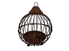 metalen-ornament-roestbruin-sobere-woonstijl-21cm-home-sweet-home