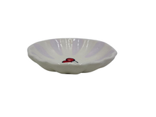 Schaaltje Fruity Cherry &ndash; Lila/Wit &ndash; Aardewerk &ndash; &oslash; 10 cm - Dishes &amp; Deco