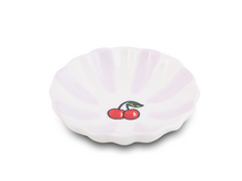 Schaaltje Fruity Cherry &ndash; Lila/Wit &ndash; Aardewerk &ndash; &oslash; 10 cm - Dishes &amp; Deco