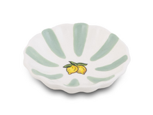 Schaaltje Fruity Citron &ndash; Gestreept - Groen/Wit &ndash; Aardewerk &ndash; &oslash; 10cm - Dishes &amp; Deco
