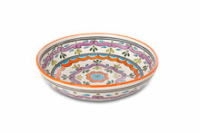 Dishes &amp; Deco Schaal - Jatte Nour Oranje - Handbeschilderd Keramiek - &oslash; 25 cm