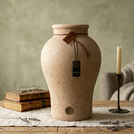 BRYNXZ Vaas Allure Majestic Taupe - Leather Rope - Medium 34 x 22 cm