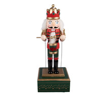 Clayre &amp; Eef | Decoratie notenkraker Groen Rood 12x9x30 cm | 6H2467