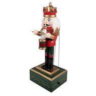 Clayre &amp; Eef | Decoratie notenkraker Groen Rood 12x9x30 cm | 6H2467